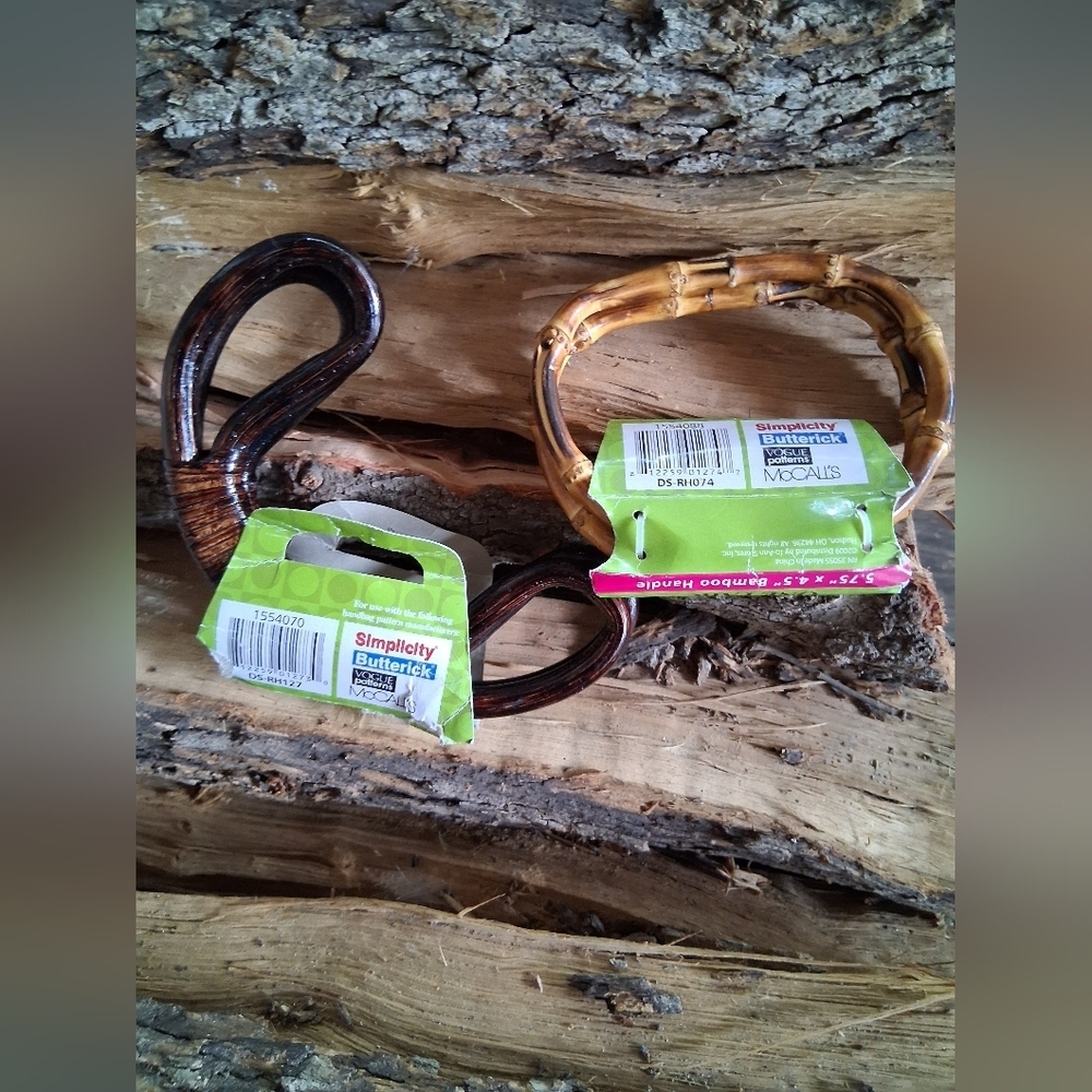 Brown and Tan Purse Handles Lot